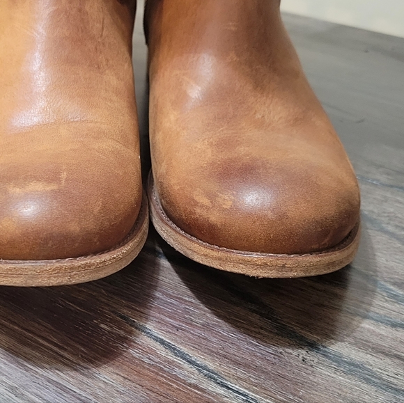 Frye Shoes - FRYE Melissa button boots. Great condition.  Worn 2 times. Cognac color
